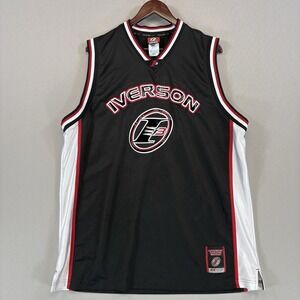 Allen‎ Iverson NBA Black Limited Edition #3 Reebok jersey Mens Size XL